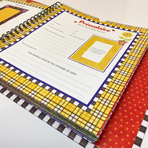 French School Keepsake Journal Book Kindergarten to grade 6 - Picture 5 of 9